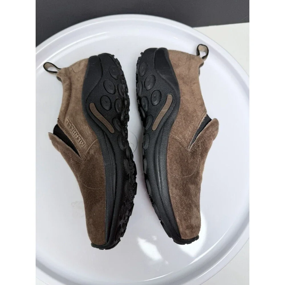 Merrell Jungle Moc J65685 Men's 8 Brown Suede Slip On Comfort Shoes